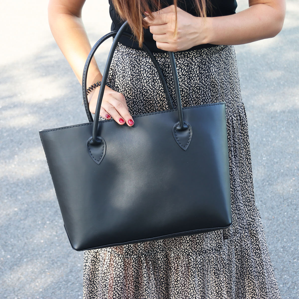 Patron Sac en cuir à coudre à la main - Image 4