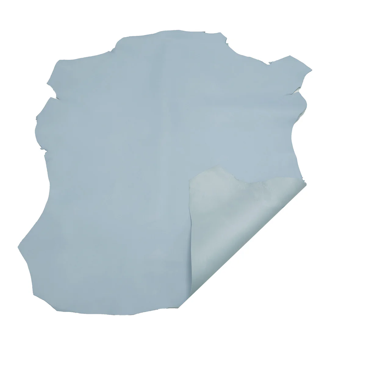 Peau de cuir d'agneau nappa - BLEU GAULOISE Q62 - Image 3