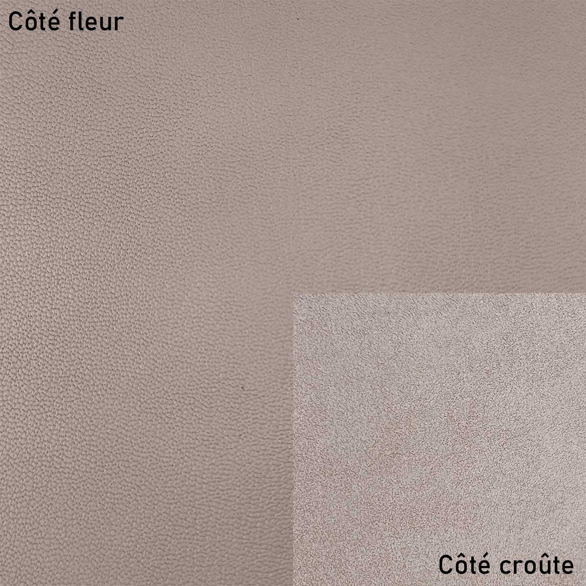 Peau de cuir de chèvre grainé - TAUPE CLAIR Q15 - Image 2