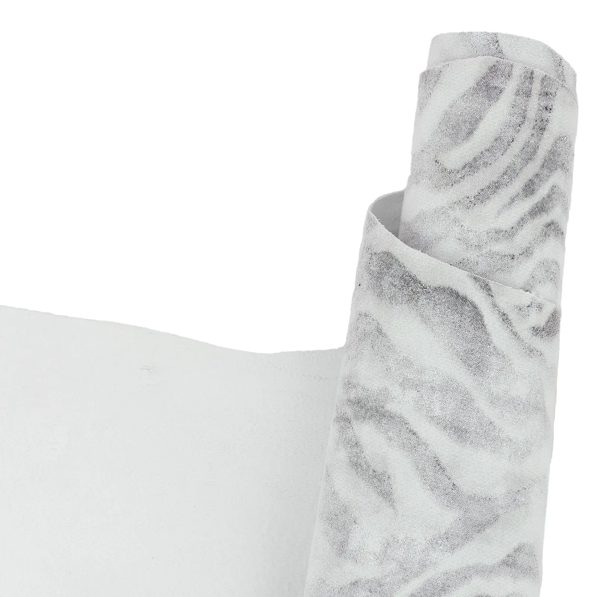 Peau de cuir de chèvre velours fantaisie - imprimé zébré - GRIS T16