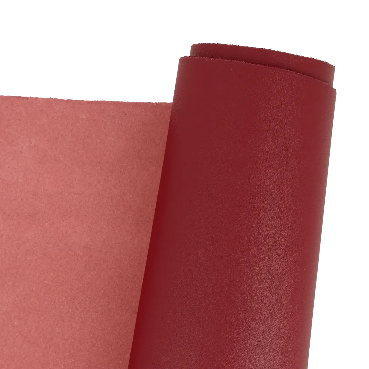 Peau de cuir de vachette VENUS - ROUGE FONCÉ U75