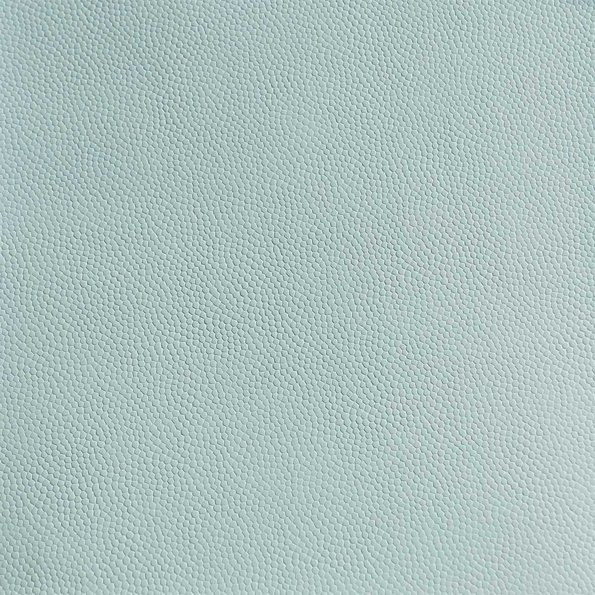 Peau de cuir de veau petit grain caviar - BLEU CIEL P58 - Image 6