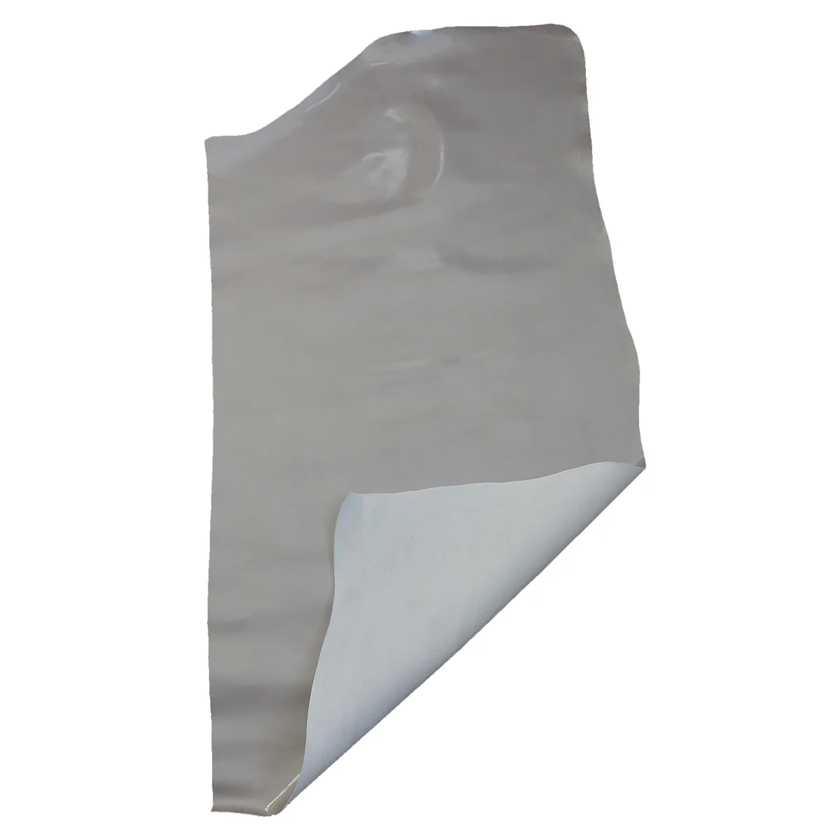 Peau de croûte de cuir verni - ARGENT F33 - Image 3