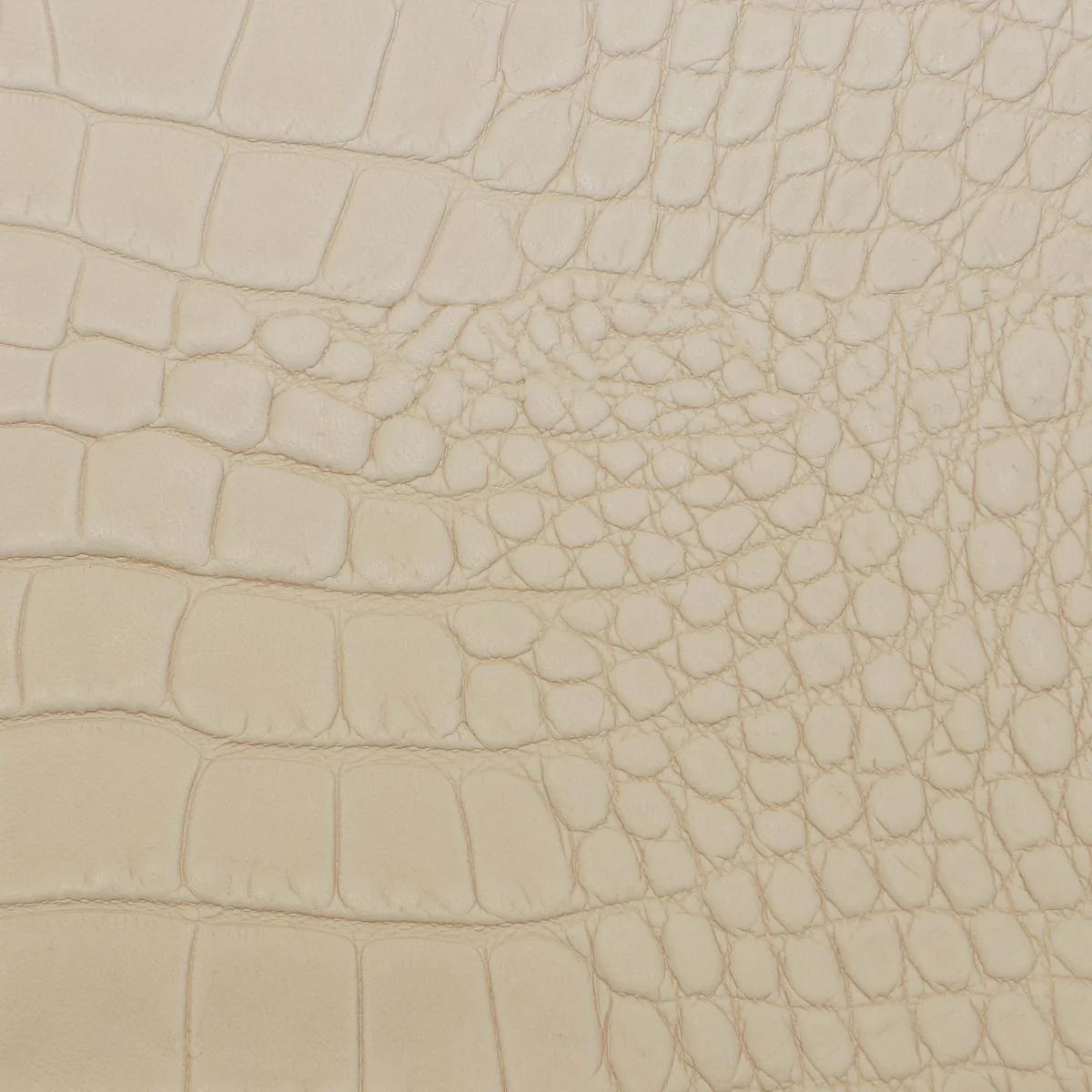 Peau entière de cuir de basane FRANCE imitation Crocodile - NATUREL BAF20 - Image 6