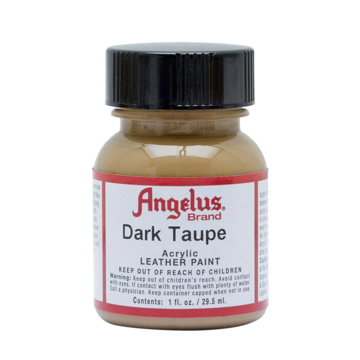 Peinture cuir acrylique - Angelus - Standard - 29,5 ml Dark Taupe - 168