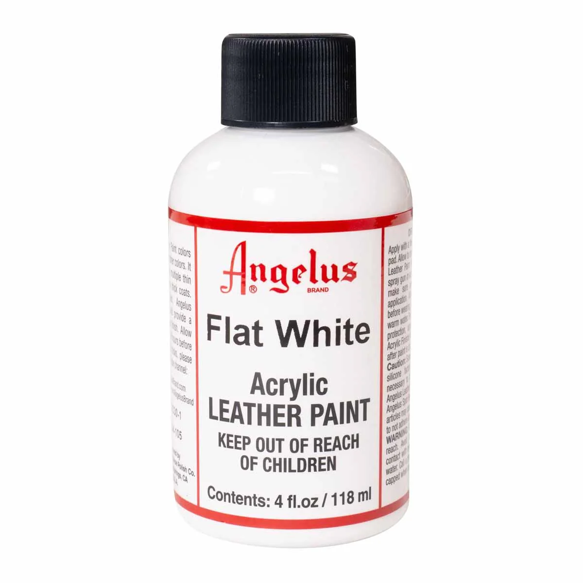 Peinture cuir acrylique - Angelus - Standard - Flat White - 105 - Image 2