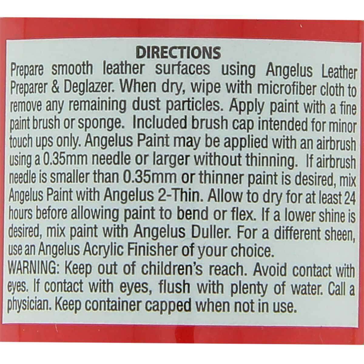 Peinture cuir acrylique - Angelus - Standard - 29,5 ml Midnight Green - 052 - Image 4