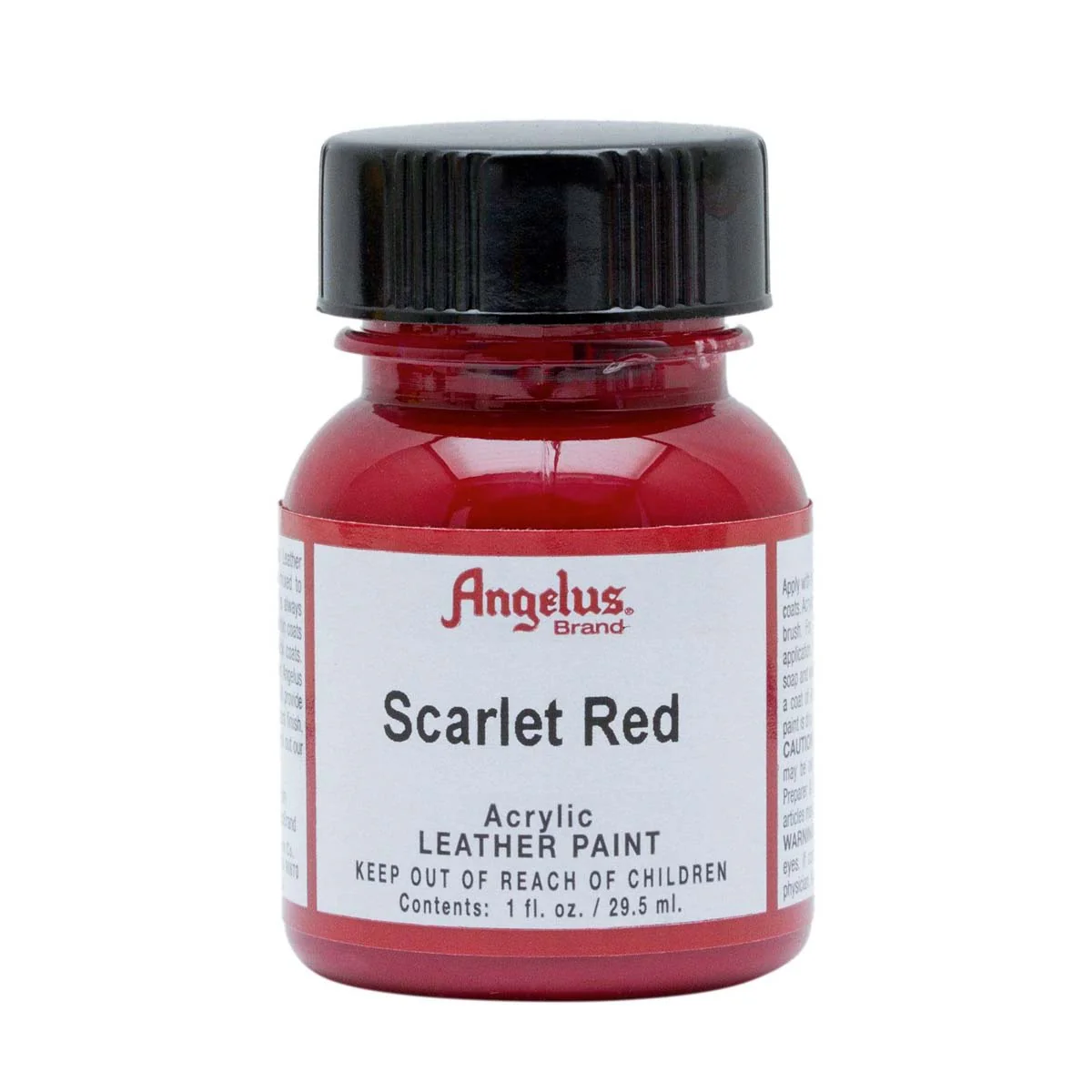 Peinture cuir acrylique - Angelus - Standard - 29,5 ml Scarlet Red - 190