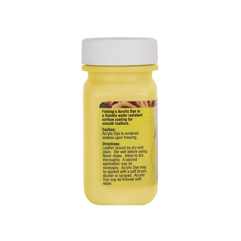 Peinture opaque - Fiebing's Acrylic Dye - 59ml - JAUNE / YELLOW - Image 4