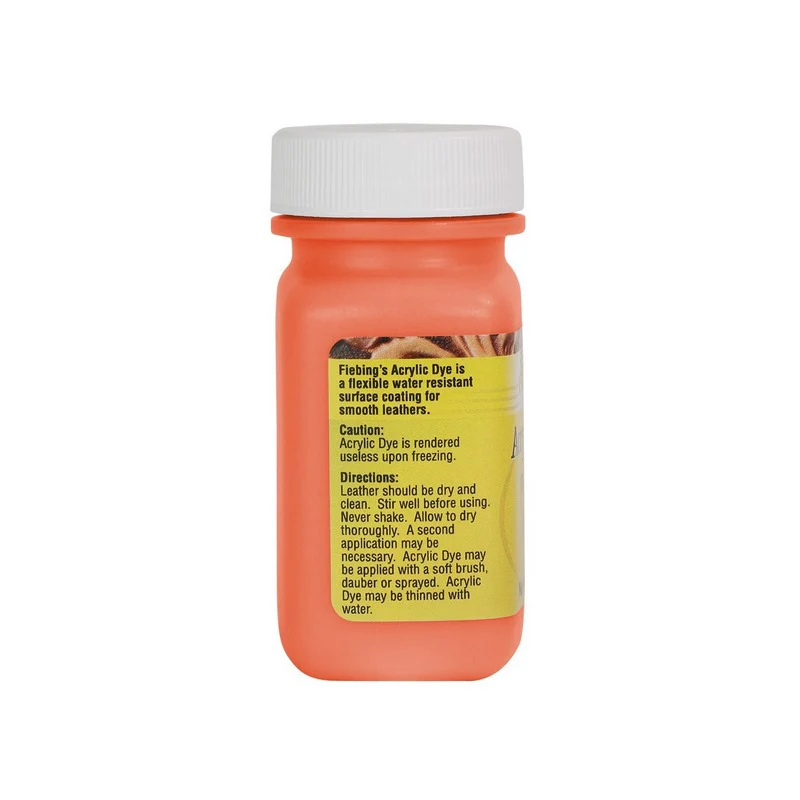 Peinture opaque - Fiebing's Acrylic Dye - 59ml - ORANGE - Image 4