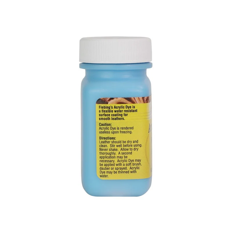 Peinture opaque - Fiebing's Acrylic Dye - 59ml - TURQUOISE - Image 3