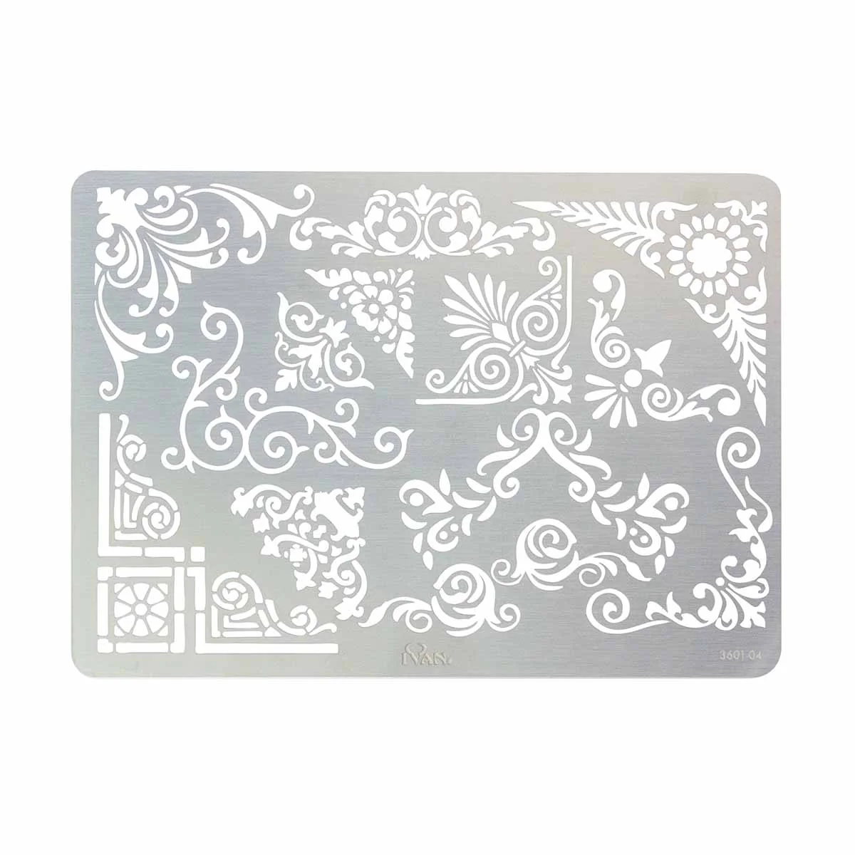 Plaque en acier pour dessins sur cuir avec pyrograveur - COINS - Ivan