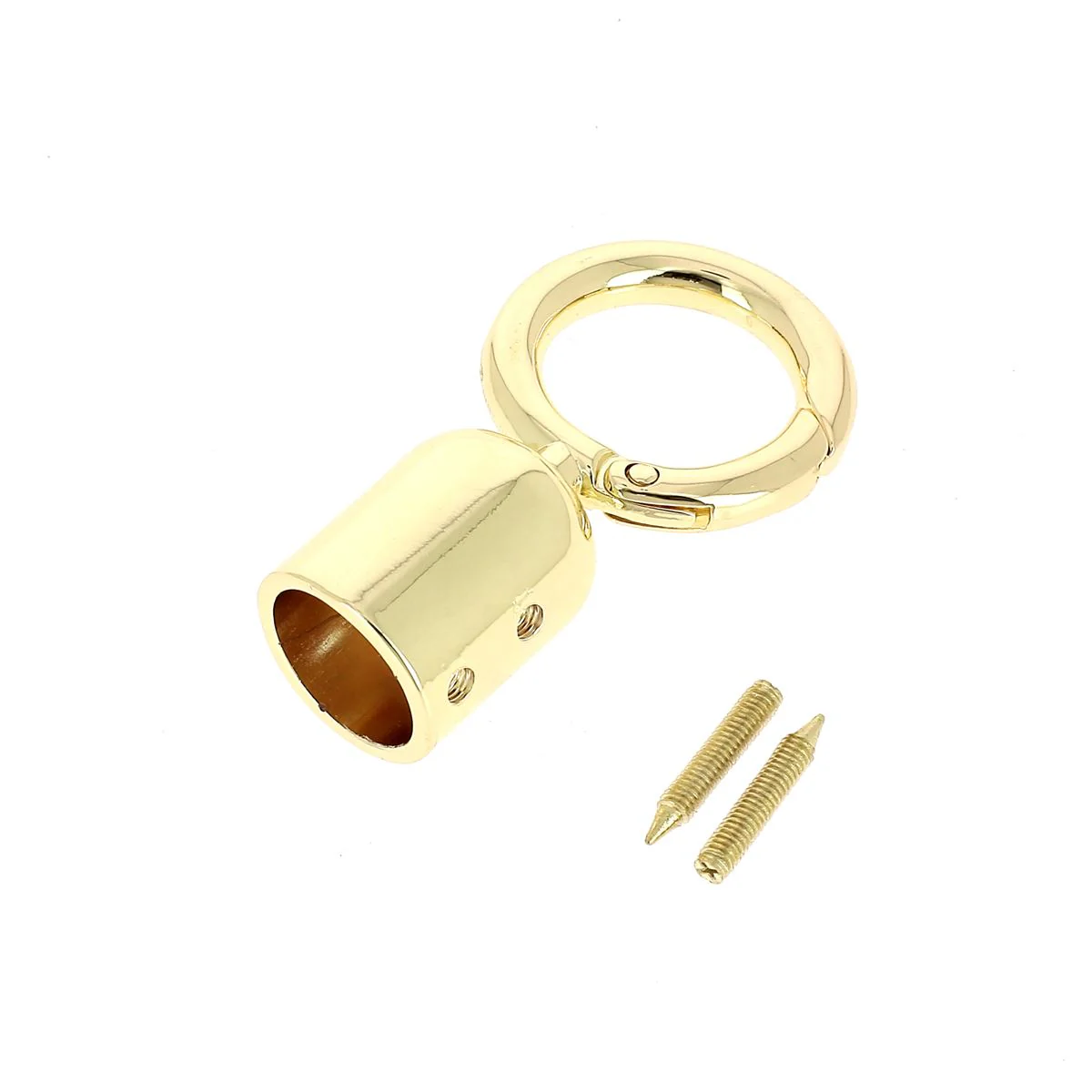 Porte-clé pompon 13mm à mousqueton rond - Image 4