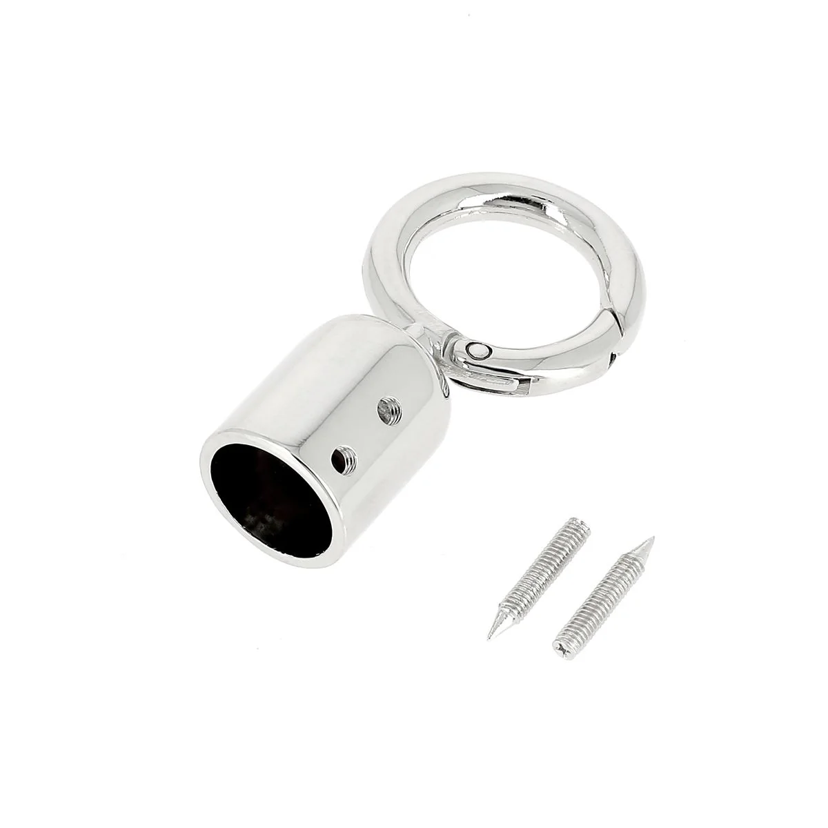 Porte-clé pompon 13mm à mousqueton rond - Image 5