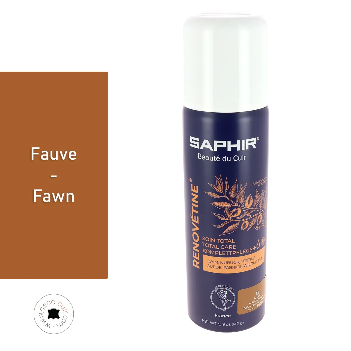 Renovétine soin total pour cuir Velours et Nubuck - Aérosol 200ml - Saphir - Image 10