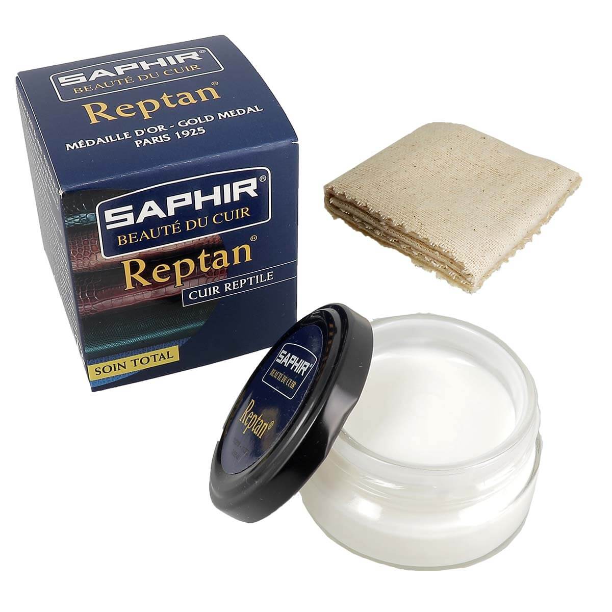 Reptan pour cuir de reptile 50 ml + chamoisine - Saphir
