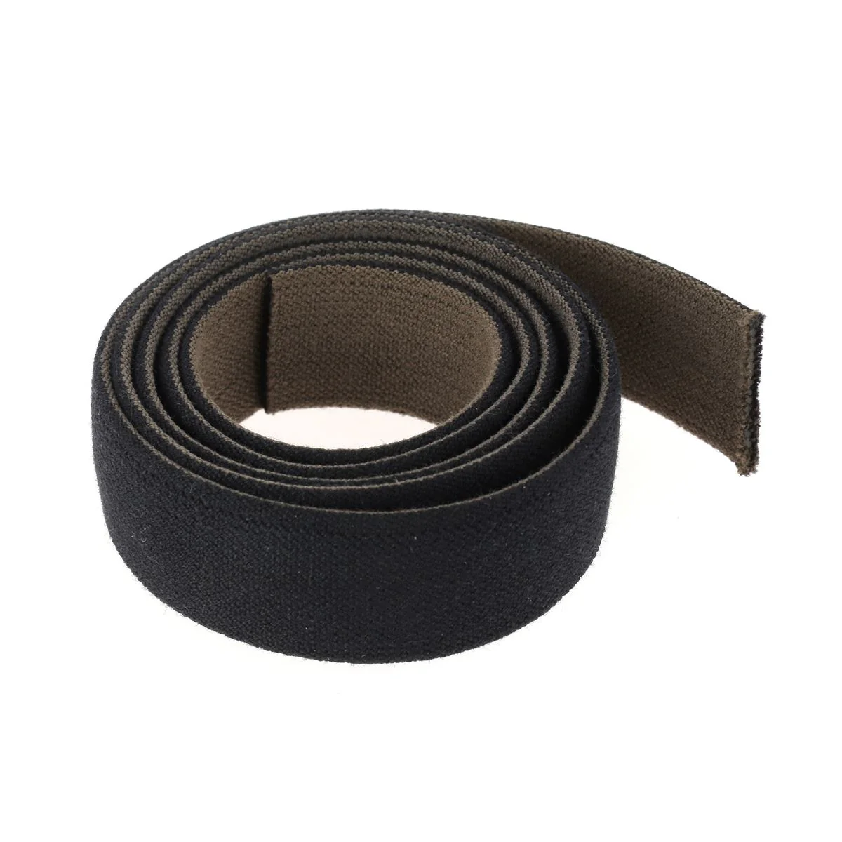 Sangle élastique pour équitation au mètre - NOIR et MARRON - Image 2
