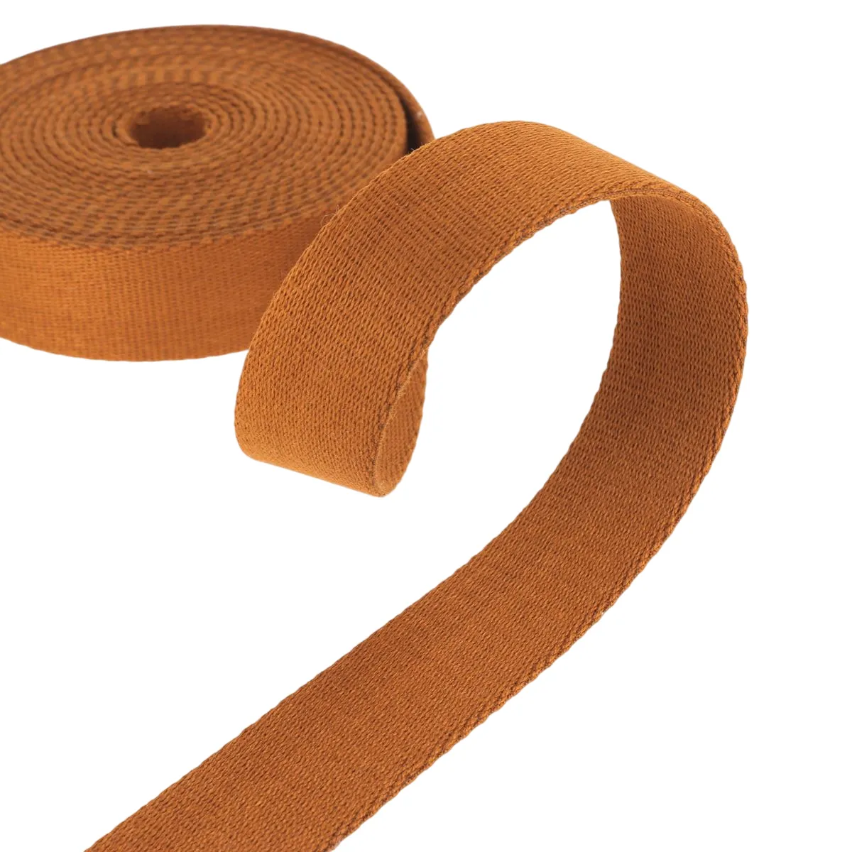 Sangle synthétique renforcée - TERRE DE SIENNE - Largeur 30mm - Bobine de 5 mètres - Image 2