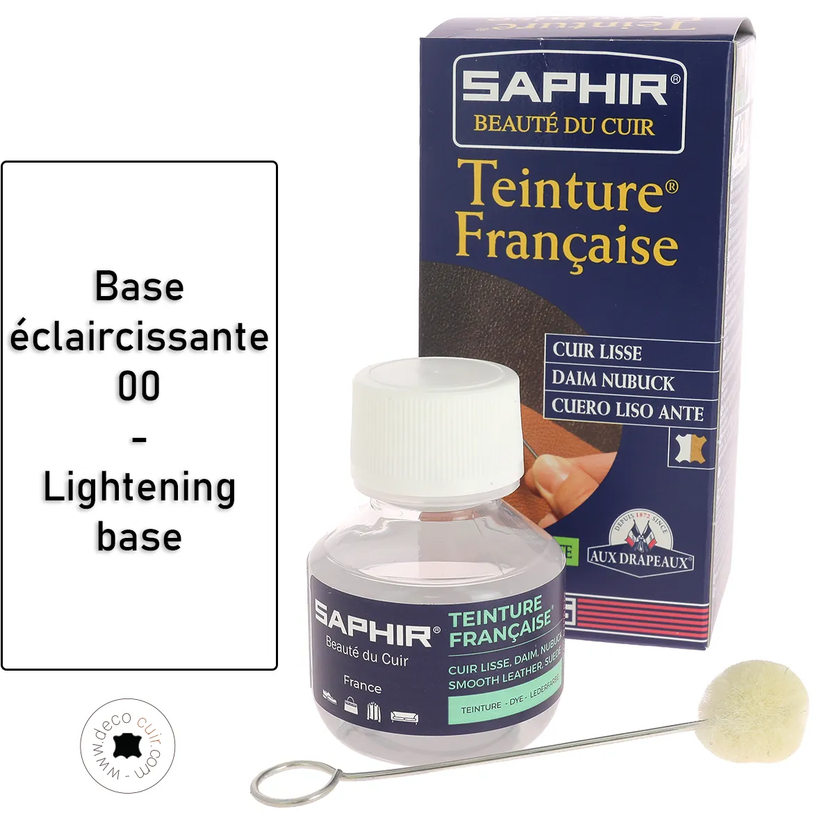 Teinture Française 50ml Saphir - BASE ÉCLAIRCISSANTE 00