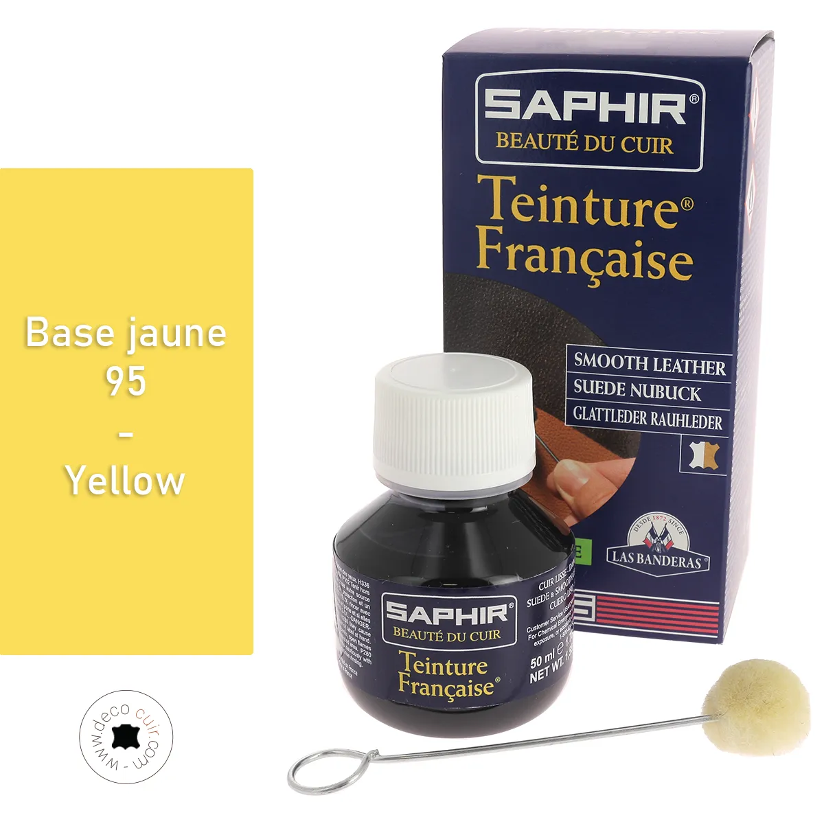 Teinture Française 50ml Saphir - BASE JAUNE 95