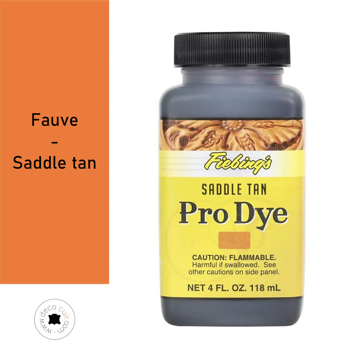 Teinture à l'huile - Fiebing's Pro Dye - FAUVE / SADDLE TAN