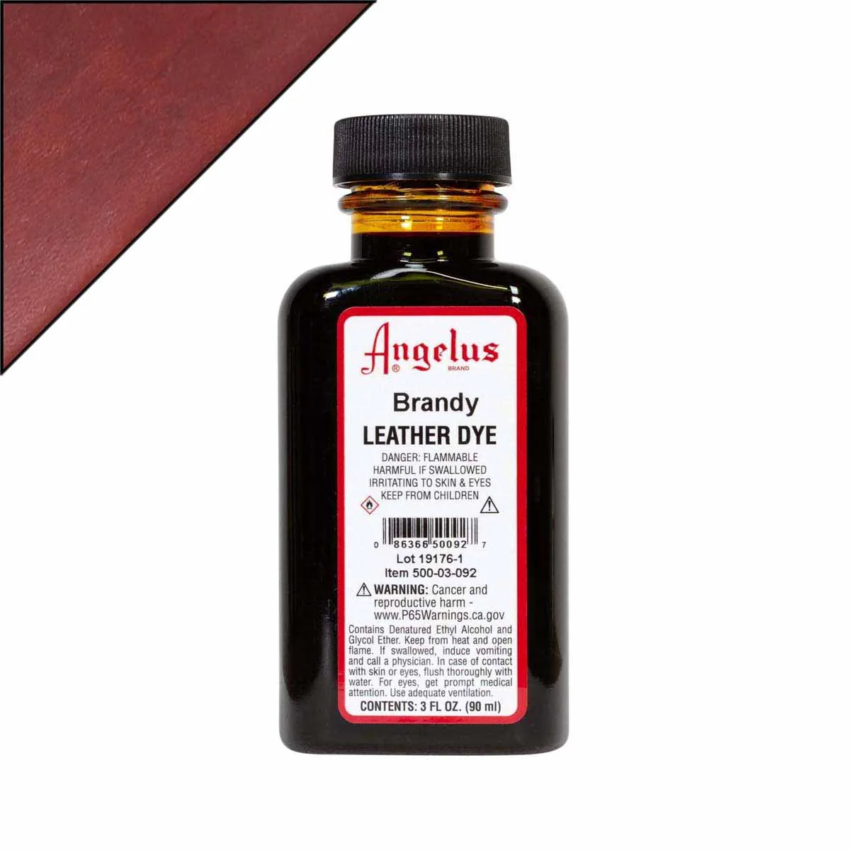 Teinture pour cuir Angelus Leather Dye 90ml - Brandy 092