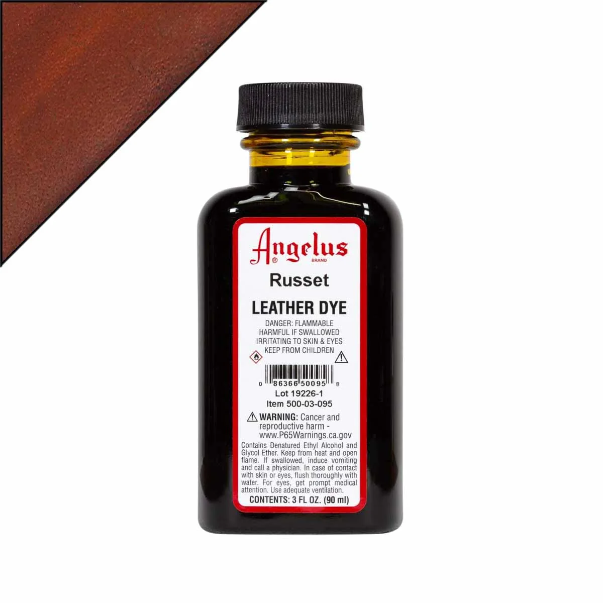 Teinture pour cuir Angelus Leather Dye 90ml - Russet 095