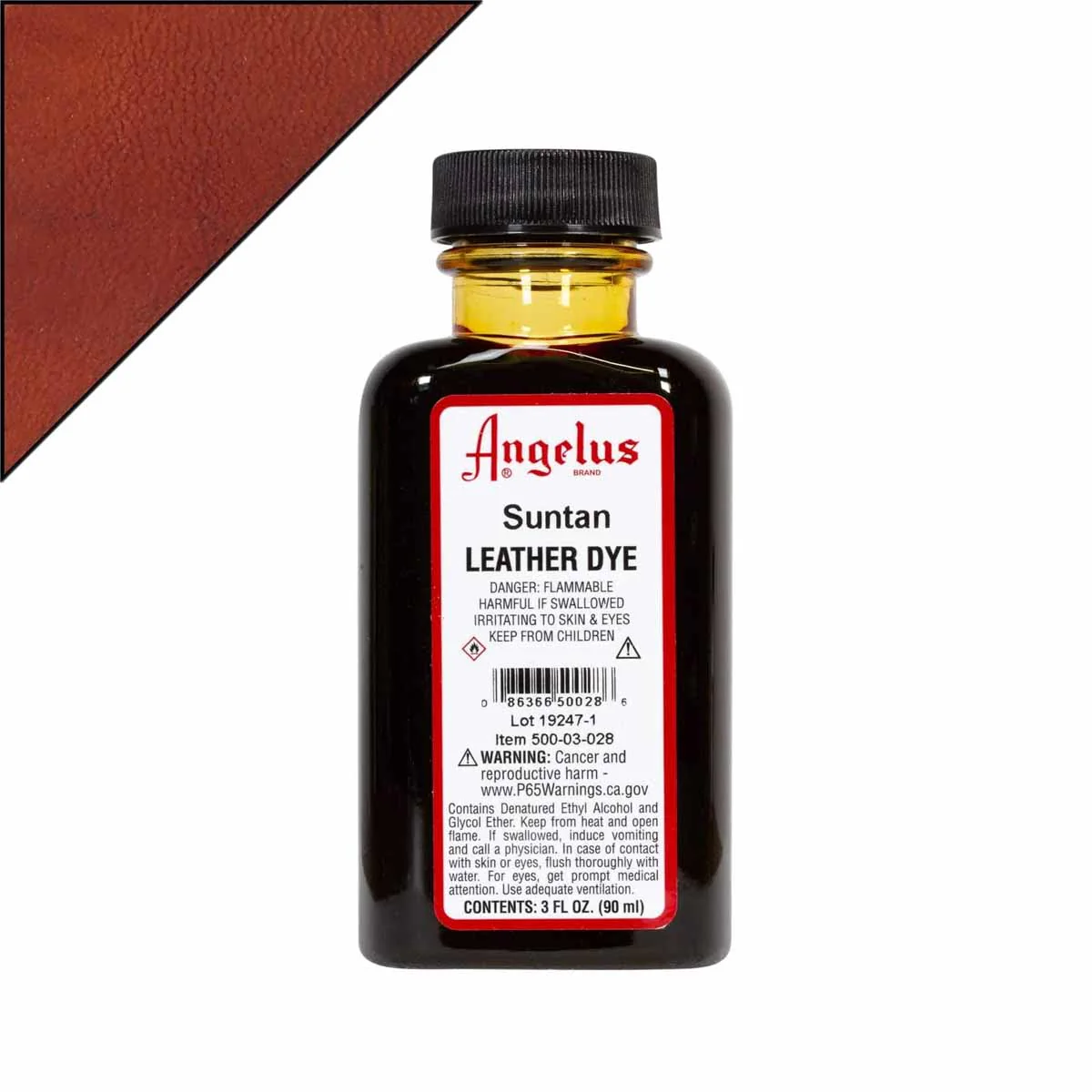 Teinture pour cuir Angelus Leather Dye 90ml - Suntan 028