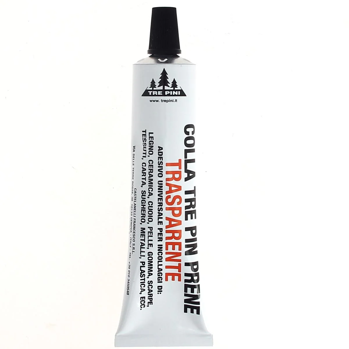 Tube de colle contact spéciale cuir - 75g - transparente