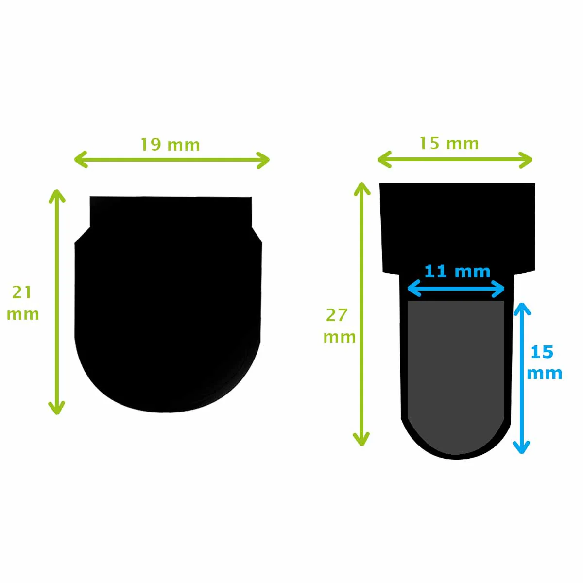 TUCK - Fermeture pour pochette - 15x27mm - Image 2