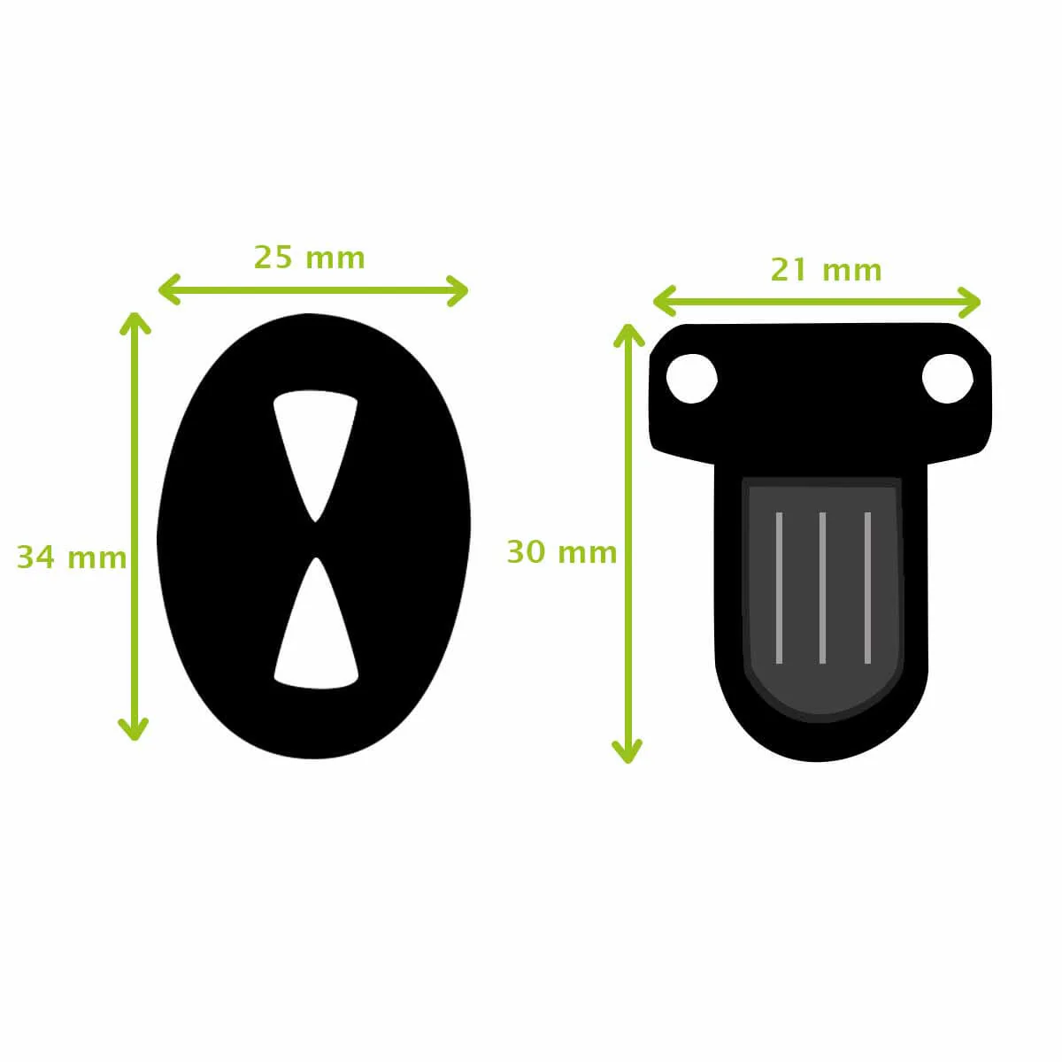 TUCK - Fermeture de cartable - 21x30mm - Image 2
