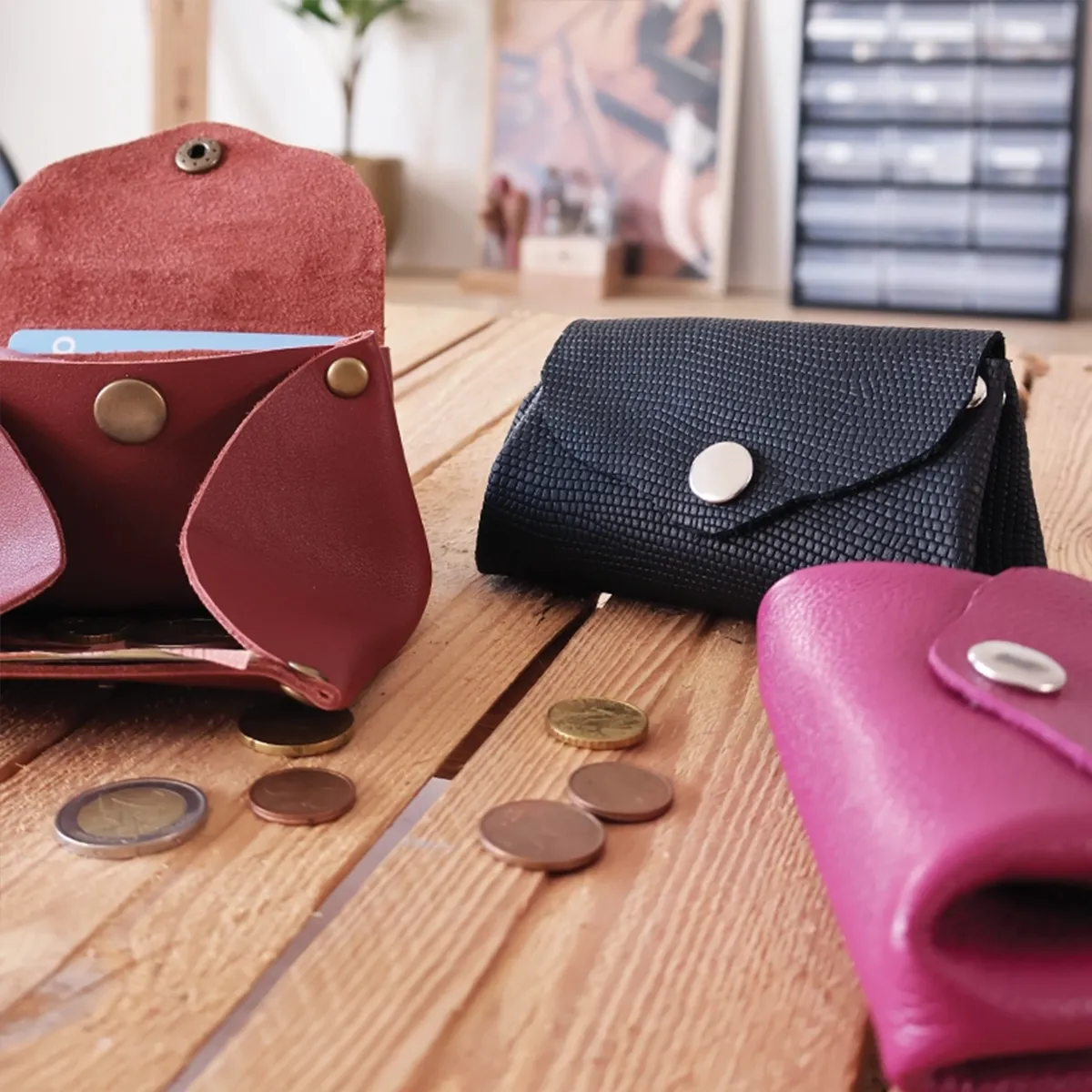 Tutoriel et patron porte-monnaie en cuir - Deco Cuir - Image 4